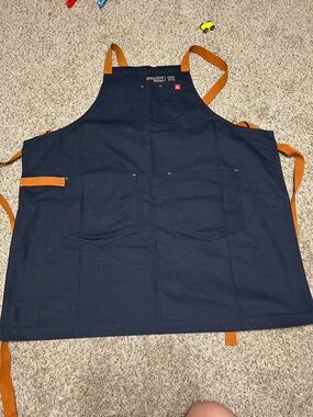 Hedley & Bennett - Workwear Canvas Apron with Contrast Straps - Navy